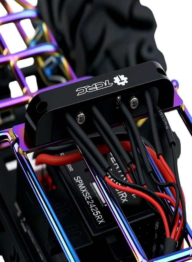 TCRC Multicolored Metal Roll Cage Body Shell with Aluminum LED Lamp Holder for Axial AX24 XC-1 1/24 RC Crawler Car Upgrade Parts - Image 3